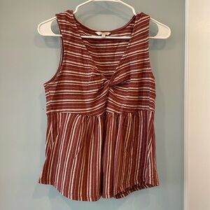 Soft stripey tank top from Lucky Brand S
